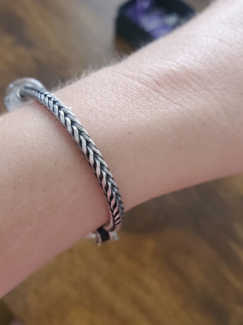 Sterling Silver Trollbeads Chain Bracelet - Size 6.3 - Picture 5 of 5